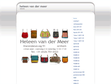 Tablet Screenshot of heleenvandermeer.nl